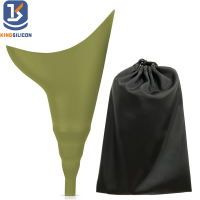 Portable Female Army green Urinal Foolproof Urination Device Allows Women Pee funnel stand up