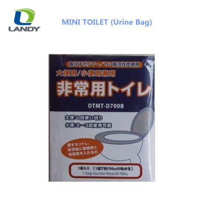 HOT NEW DESIGN MINI TOILET PLASTIC URINE BAG