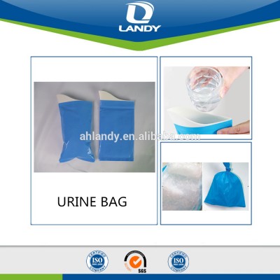 CHINA GOOD QUALITY PEE BAG PORTABLE PLASTIC URINE BAG